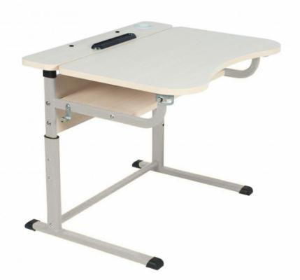 Учнівський стіл 1-місний на плоскоовальній трубі, з регулюванням кута нахилу стільниці (8), № 3-5, 700х590х580-700 мм., АНШАР ГРУП (32454)